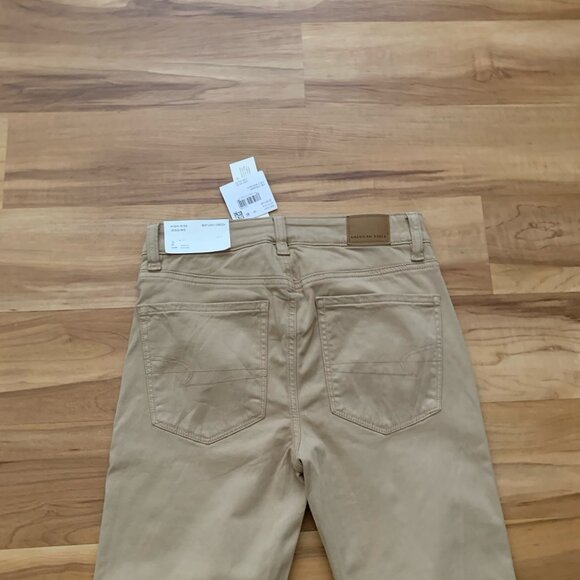 American Eagle Jegging Womens 2 Tan High Rise Next Level Stretch Skinny Pants - Picture 5 of 11
